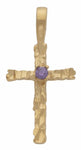 Birthstone Cross Pendant