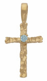 Birthstone Cross Pendant