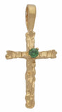 Birthstone Cross Pendant