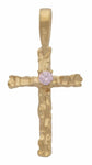 Birthstone Cross Pendant