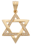 Cubic Zirconia Star of David Pendant