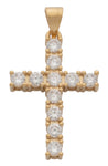 Cubic Zirconia Cross Pendant