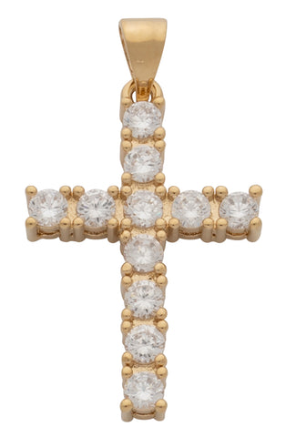 Cubic Zirconia Cross Pendant