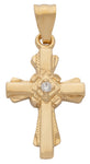 Cubic Zirconia Cross Pendant