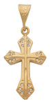 Cubic Zirconia Cross Pendant