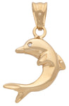 Cubic Zirconia Dolphin Pendant