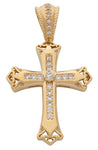 Cubic Zirconia Cross Pendant