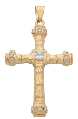 Cubic Zirconia Cross Pendant