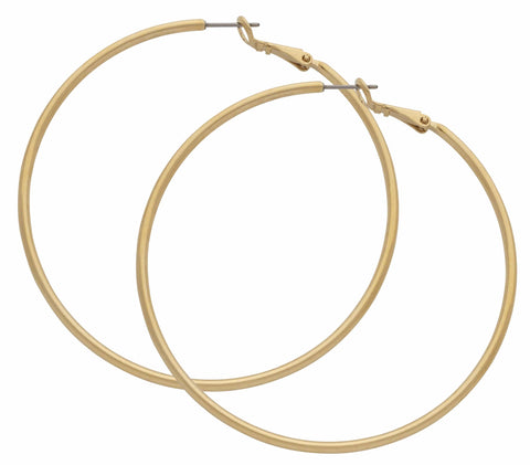 Hoops Thin Earrings