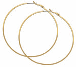 Hoops Thin Earrings