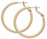 Hoops Thick Earrings