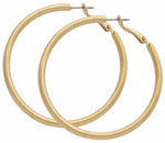 Hoops Thick Earrings