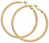 Hoops Thick Earrings