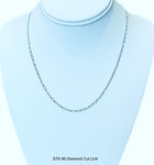 Diamond Cut Link Chain