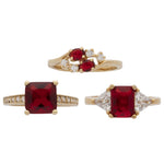 July Birthstone Rings