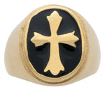 Mens Cross Ring