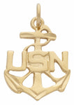 Navy Anchor Pendant