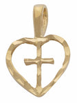 Heart Cross Pendant