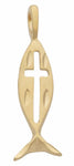 Cross Fish Pendant