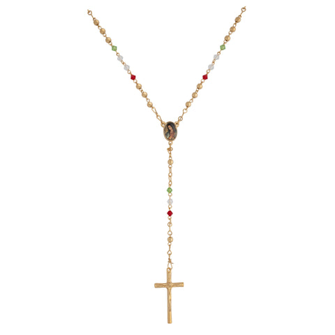 Rosary with Colored Beads