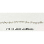 Ladies Dolphin Link Bracelet