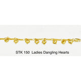 Ladies Dangling Hearts Bracelet