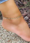 Ladies Oval Link Medium Anklet