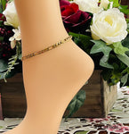 Round Figaro Anklets