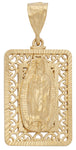 Mary Square Pendant - Extra Large