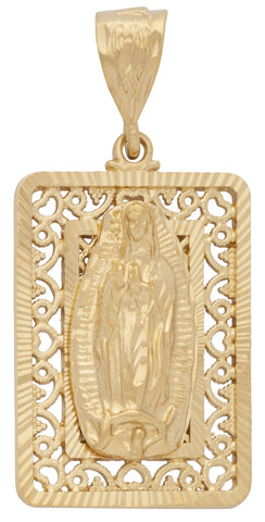 Mary Square Pendant - Extra Large