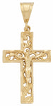 Fancy Jesus Cross Pendant - Extra Large