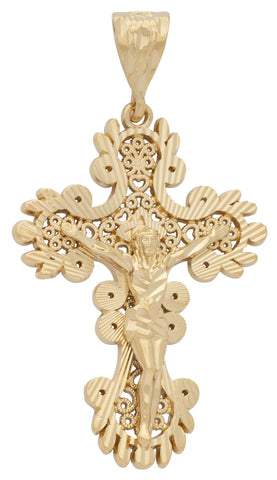 Filagree Jesus on Cross Pendant - Extra Large